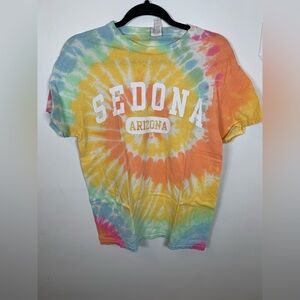 Sedona Arizona Tie-Dye Graphic Shirt - Gildan Heavy Cotton